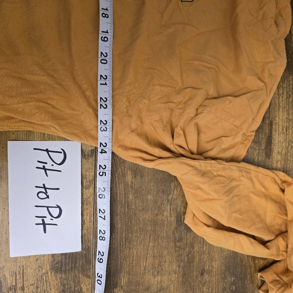 Calvin Klein Performance Mustard Long Sleeve Shirt Womens Plus Size 2X - Picture 6 of 8